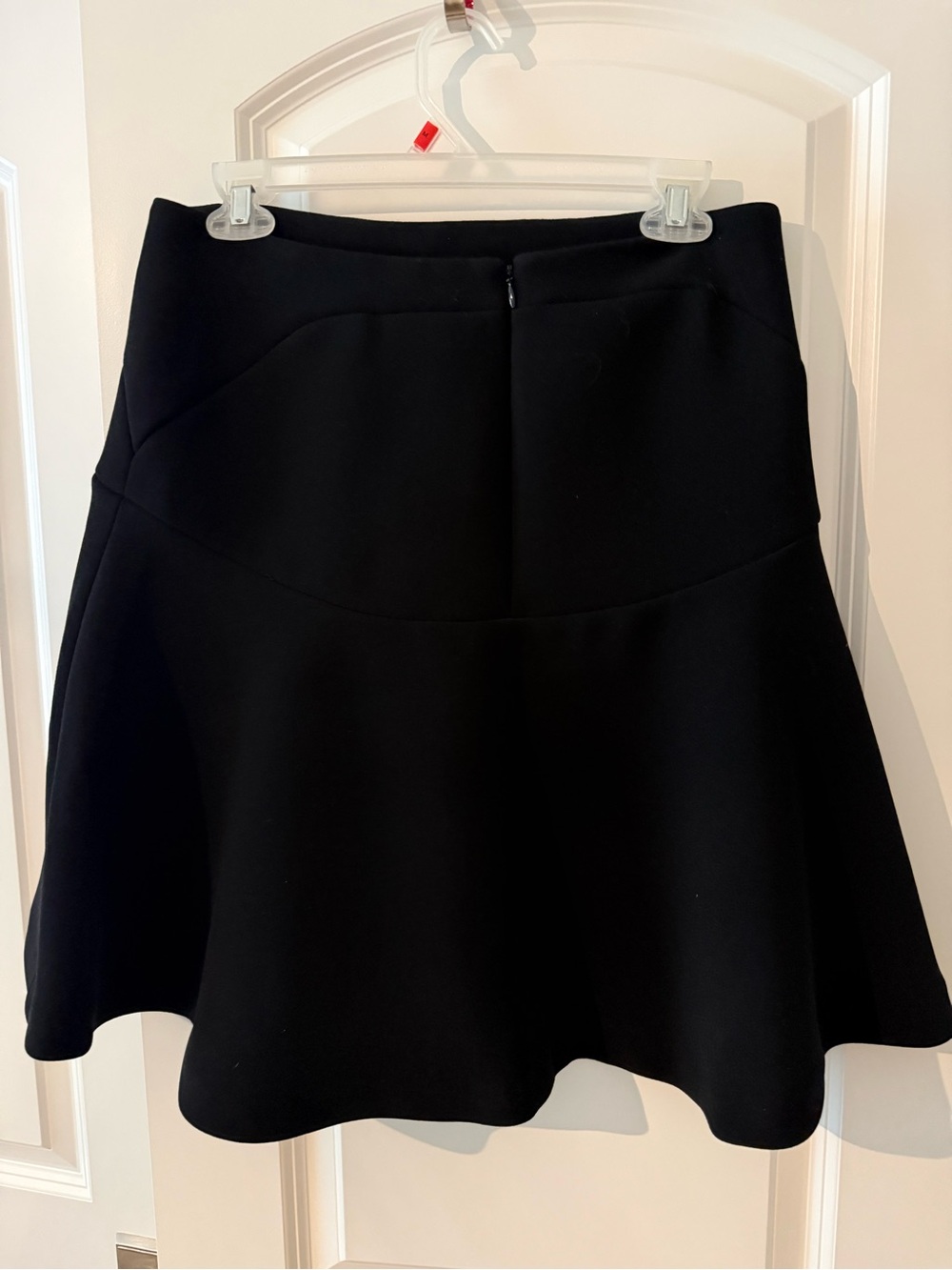 Diane Von Furstenberg Black Flared A-Line Skirt